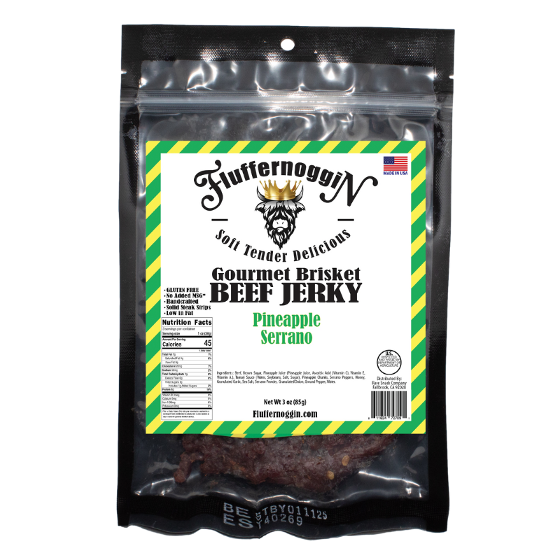 Pineapple Serrano Craft Beef Jerky