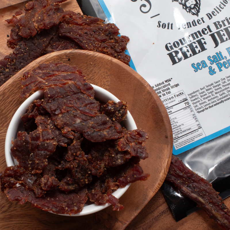 Sea Salt, Honey & Pepper Craft Beef Jerky