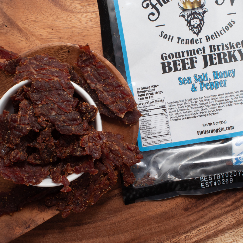 Sea Salt, Honey & Pepper Craft Beef Jerky