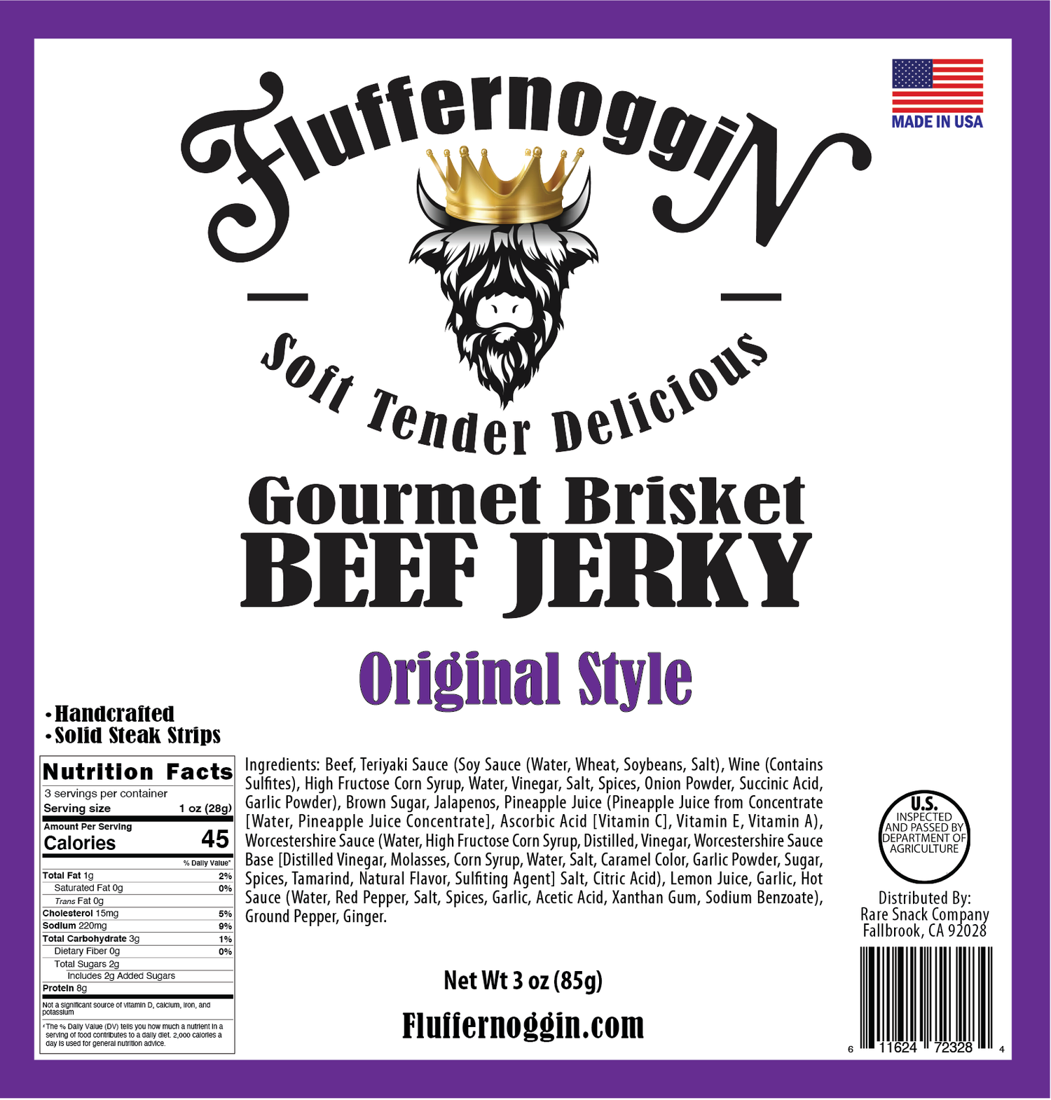 Original Style Craft Beef Jerky